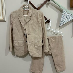Toddler Kids tan two piece suit